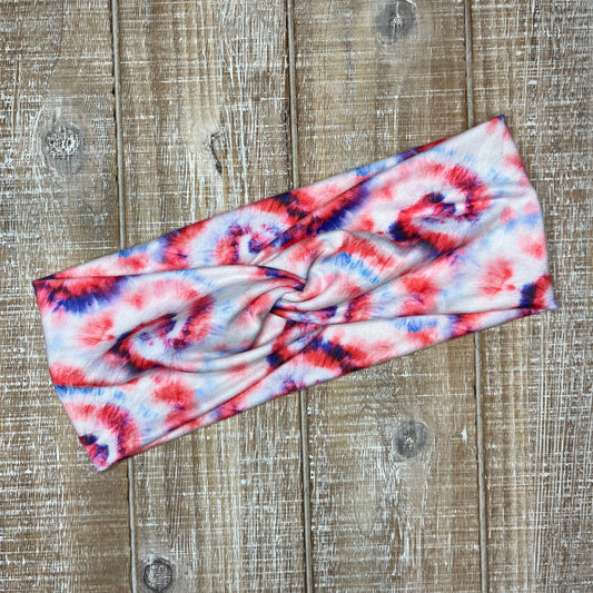 American Tie-Dye Untangled Headwrap