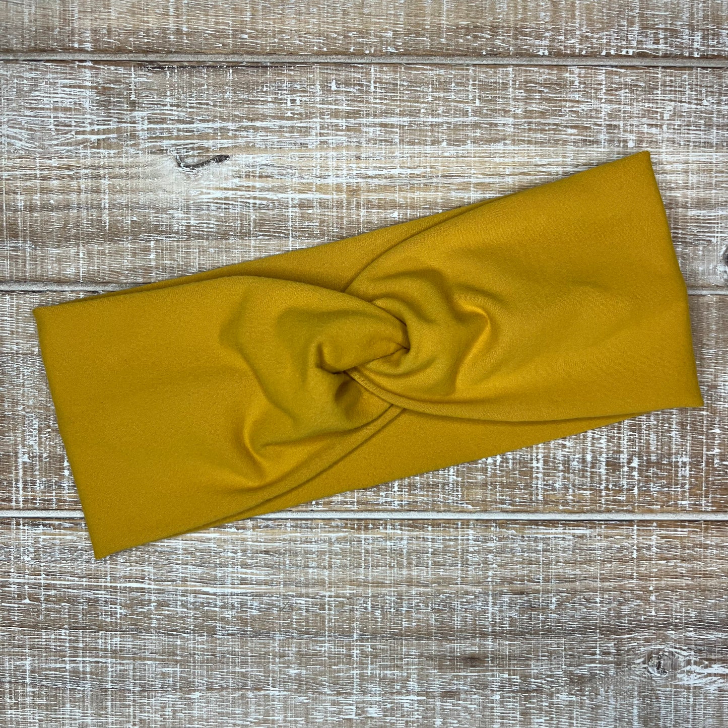 Mustard Solid Untangled Headwrap